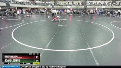 60 lbs Cons. Round 1 - Griffin Rugg, Askren Wrestling Academy vs Braden Toledo, Demons WC (Burlington)