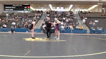207 lbs Quarterfinal - Tristan Kelly, McKendree University vs Madi Zube, Wisconsin Stevens Point