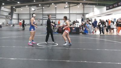 160 lbs Champ. Rd Of 16 - Mia Carabajal-Hartog, Coast Guard Academy Women's Wrestling Club vs Sophia Lancin, Indiana University