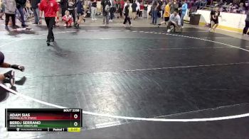 97 lbs Semifinal - Adam Sias, Pomona Elite (PWCC) vs Berdj Serrano, Gold Rush Wrestling