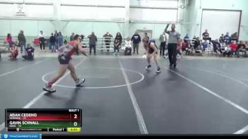 130 lbs Finals (2 Team) - Gavin Schnall, Edge vs Adan Cedeno, Rednose
