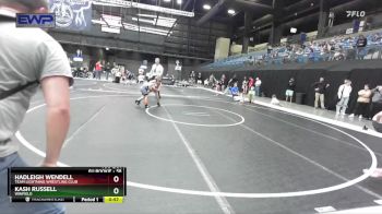 58 lbs Round 2 - Kash Russell, Winfield vs Hadleigh Wendell, Team Lightning Wrestling Club