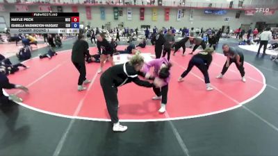 117 B Champ. Round 1 - Hayle Peck, North Central (IL) vs Isabella Washington-Vasquez, East Stroudsburg University