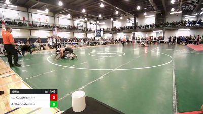 160 lbs Round Of 32 - Jackson Koppers, Rush-henrietta vs Jovens Theodate, Farmingdale