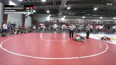 76 lbs Round 1 (8 Team) - Cameron Doroshenko, Mat Assassins White vs Nico Ramirez, Taylor Hammers