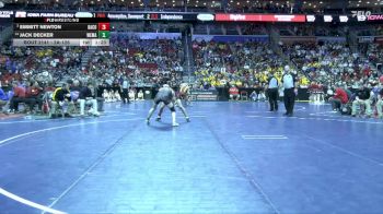 2A-126 lbs Champ. Round 2 - Emmitt Newton, Davis County vs Jack Decker, West Marshall