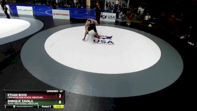 97 lbs Cons. Round 2 - Robert Valenzuela, California vs Thomas Booth, Walnut Creek Wrestling Club