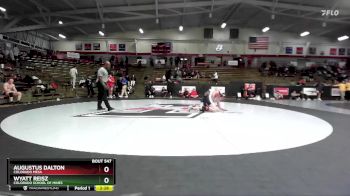 174 lbs Cons. Round 4 - Wyatt Reisz, Colorado School Of Mines vs Augustus Dalton, Colorado Mesa