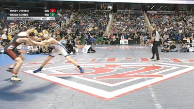 5A 150 lbs Cons. Round 1 - Julian Combs, Person vs Mikey O`Melia, Cedar Ridge