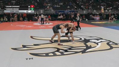 Cons. Semi - Calvin Chohany, Millard South vs Hudson Krogh, Lincoln Southeast