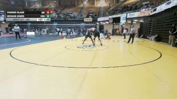 285 lbs Cons. Round 3 - Kevaun Jones, Colby CC vs Parker Glaze, Ouachita Baptist