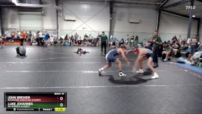 138 lbs Cons. Round 4 - Luke Johannes, No Worries Academy vs John Brewer, Roundtree Wrestling Academy