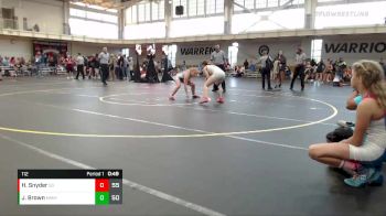 112 lbs Finals (8 Team) - Jasmine Brown, Mikey`s Melk Monsters vs Hayley Snyder, Swag Girls