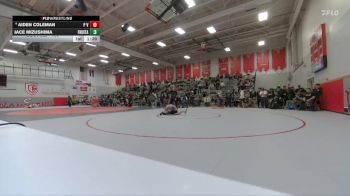 150 lbs Quarterfinal - Jace Mizushima, Fruita Monument vs Aiden Coleman, Piedra Vista