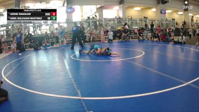 70 lbs Cons. Round 1 - Ariel Balcazar-Martinez, ReZults Wrestling vs Addie Knadler, NB Elite Wrestling Club