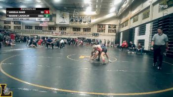 155 lbs 5th Place Match - Angelia Baer, Fox vs Maddie Laughlin, Eureka