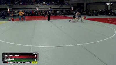 115 lbs Quarterfinal - Finn Root, WEM/JWP vs Weston Leaver, St. Charles