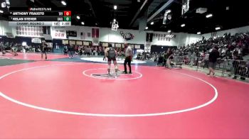 165 lbs Champ. Round 2 - Kelan Stever, San Clemente vs Anthony Frausto, Troy