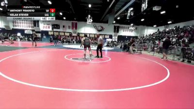 165 lbs Champ. Round 2 - Kelan Stever, San Clemente vs Anthony Frausto, Troy