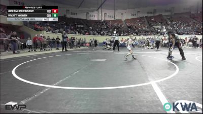 46 lbs 3rd Place - Gerami President, Victory Grappling Club vs Wyatt Worth, Collinsville Cardinal Youth Wrestling