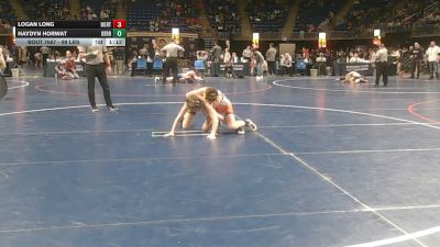 89 lbs Consy 2 - Logan Long, Northwestern Lehigh vs Haydyn Horwat, Derry