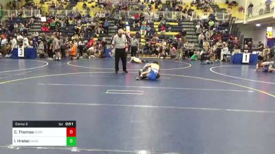 94 lbs Consy 2 - Carl Thomas, Burrell vs Isaac Hrelec, Canon-McMillan