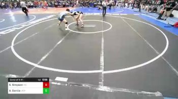 150 lbs Consi Of 8 #1 - Saralyn Simpson, Yuba Sutter Combat vs Alexia Garcia, Lady T-wolves