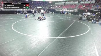 D3-144 lbs Champ. Round 1 - JJ Adomaitis, Phillips vs Mason Sonnenberg, Cambridge