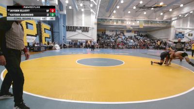 175 lbs Cons. Round 1 - Jayden Elliott, William Penn H.S. vs Kayden Andrews, Sussex Tech H S