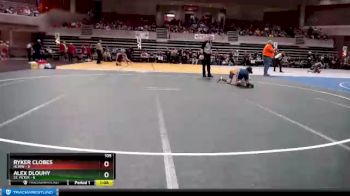 105 lbs Quarterfinals (8 Team) - Ryker Clobes, HLWW vs Alex Dlouhy, St. Peter