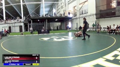 90 lbs Placement Matches (8 Team) - Lailani Strong, Arizona vs Lillian McHam, Texas