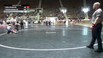 7A 138 lbs Cons. Round 1 - Aksil Bouriche, Fairhope vs Tristan Mcmillan, Alma Bryant