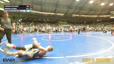 60 lbs Consi Of 4 - Lawson Delozier, Keystone Wrestling Club vs Benton Clarke, DC Gold