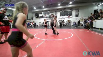 72-75 lbs Rr Rnd 4 - Paityn McCann, Lady Outlaw Wrestling Academy vs Reese Ford, Honey Badgers Wrestling Club