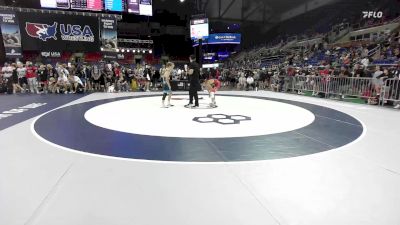 94 lbs Champ. Rd Of 32 - Carter Smith, OH vs Easton Landas, IA