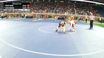 D3-138 lbs Cons. Round 2 - Luke Wedge, Allegan vs Bear Geibe, Constantine