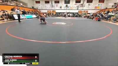 190 lbs Round 3 (6 Team) - Jude Hubeek, Shoshoni vs Cristian Mendoza, Jackson