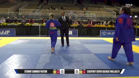 Courtney Servo Salvaxe Wallace R vs Stormy Summer Paxton 2025 Pan Jiu Jitsu IBJJF Championship