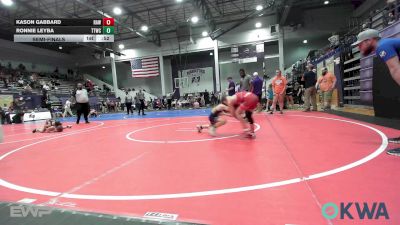 58 lbs Semifinal - Kason Gabbard, Raw Wrestling Club vs Ronnie Leyba, Team Tulsa Wrestling Club
