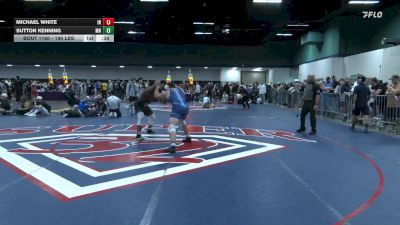 190 lbs Consi Of 8 #2 - Michael White, IN vs Sutton Kenning, MN