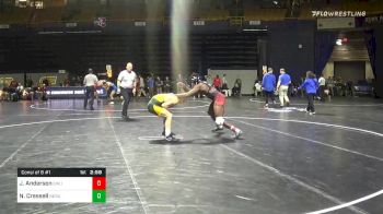 184 lbs Consolation - Jha'Quan Anderson, Gardner Webb vs Noah Cressell, North Dakota State