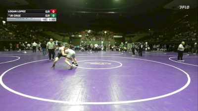 157 lbs Round Of 16 - Logan Lopez, Clovis East vs Jr Cruz, Clovis North