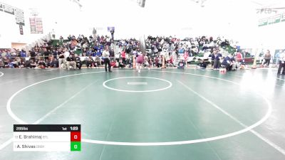 285 lbs Semifinal - Endrit Brahimaj, Bethel vs Anthony Shivas, Derby/Oxford/Holy Cross