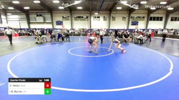 124 lbs Quarterfinal - Victor Velez, Danbury vs Benjamin Byrne, Litchfield NH