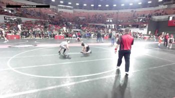 120 lbs 3rd Place Match - Cashten Hurst, Whitehall Wrestling Club vs Waylon Wolfe, Iowa-Grant Wrestling Club