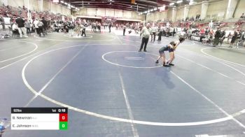 62 lbs Consolation - Bentley Newman, Illinois Valley Youth Wrestling vs Emily Johnson, Nucla