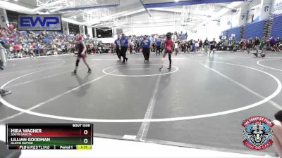 70-75 lbs Cons. Round 3 - Mira Wagner, South Dakota vs Lillian Goodman, Olathe Raptor