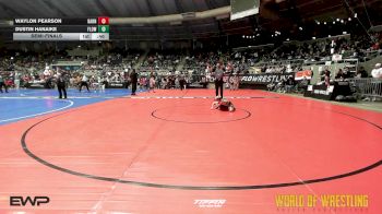 43 lbs Semifinal - Waylon Pearson, Barnsdall Youth Wrestling vs Dustin Hanaike, Flow Academy Hawaii