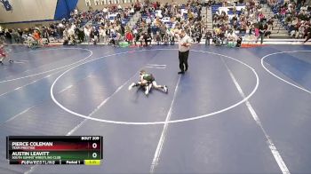 67 lbs Cons. Round 2 - Austin Leavitt, South Summit Wrestling Club vs Pierce Coleman, Team Prestige