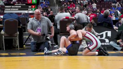 127 lbs Semifinal - Freddy Bachmann, Faith Christian vs Logan Stewart, Reynolds